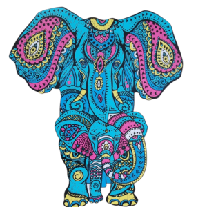 Elephant wooden jigsaw puzzle Adult