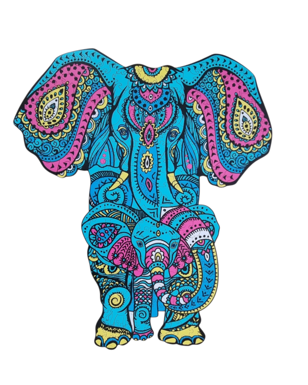 Elephant wooden jigsaw puzzle Adult